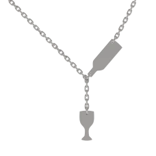 Серебряное колье 