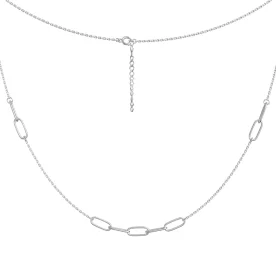 Серебряное колье 