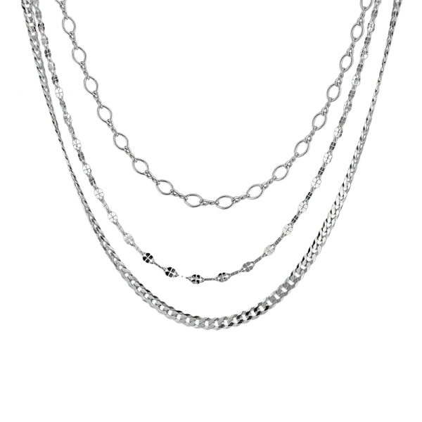 Серебряное колье 