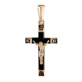 Крест из золота с агатом