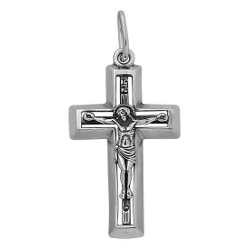 Крест из серебра с чернением