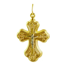 Крест из желтого золота 