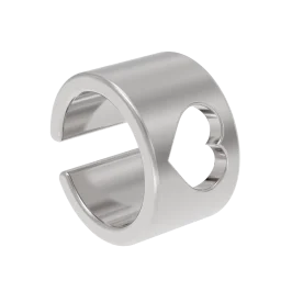 Серебряная серьга классическая