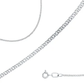 Цепь из белого золота 