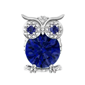 Брошь из серебра с кварцем