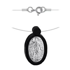 Подвеска на леске из серебра с деревом