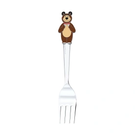 Столовые приборы из серебра с эмалью
