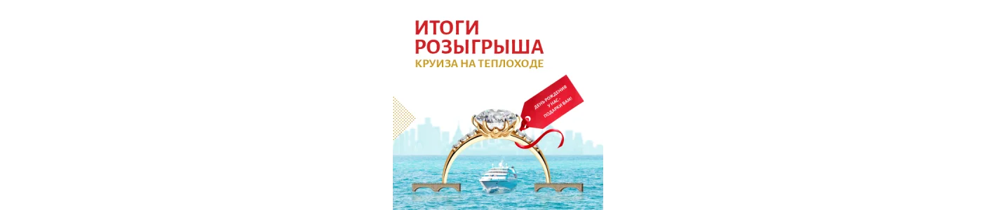 Итоги розыгрыша СУПЕР ПРИЗА Круиз по рекам России.