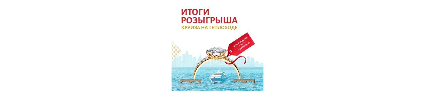 Итоги розыгрыша СУПЕР ПРИЗА Круиз по рекам России.