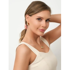 Золотое Колье капля