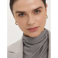 Серьги кольца из золота