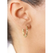 Серьги кольца из золота 585