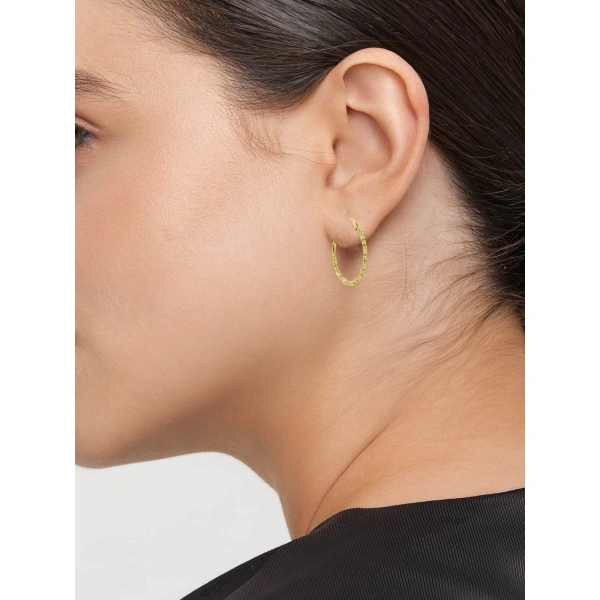 Серьги кольца из золота 585