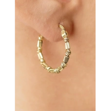 Серьги кольца из золота 585