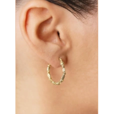 Серьги кольца из золота 585