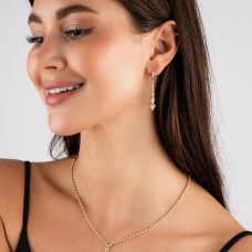 Серьги из желтого золота