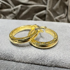 Серьги кольца из золота